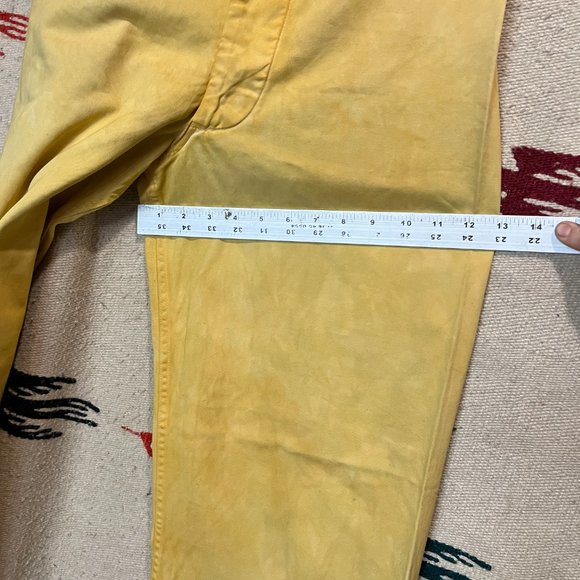 Vintage Overdye US Navy Sailor Pants High Waist 29" BUTTON fly Jesse Kamm Rawson - Picture 10 of 16